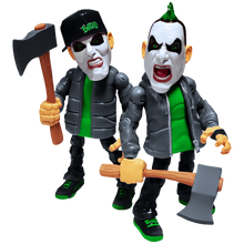 Load image into Gallery viewer, Twiztid Knuckleheadz Figures 2 Pack Green

