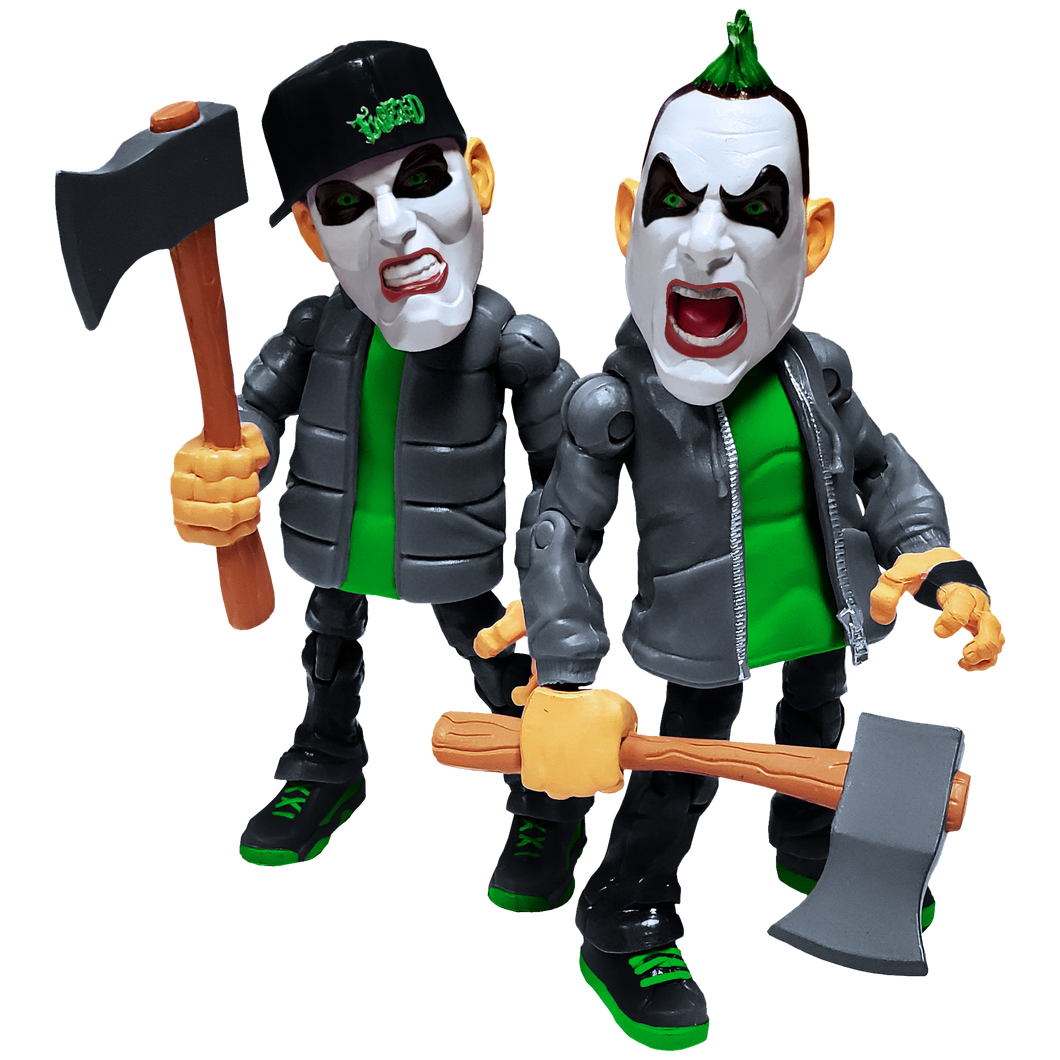 Twiztid Knuckleheadz Figures 2 Pack Green