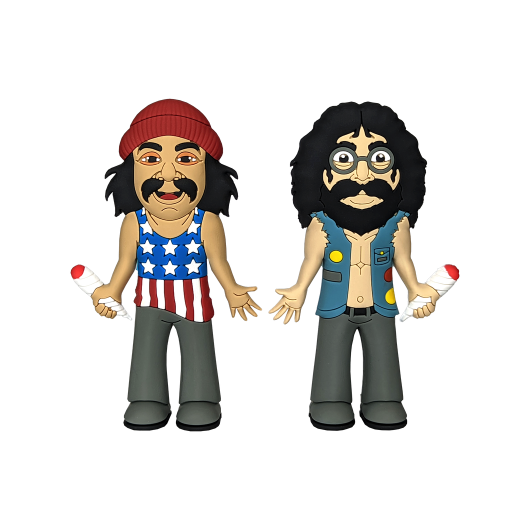 Cheech Toy Cheech and Chong Half Pint Figures Two Pack – Knuckleheadz Toys